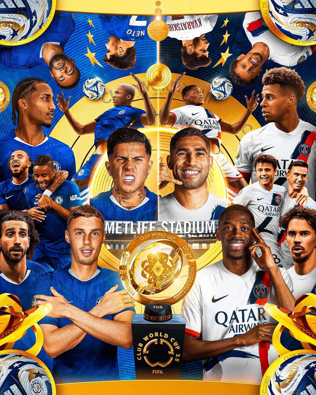 切尔西3-0击败巴黎圣日耳曼，夺得改制后世俱杯