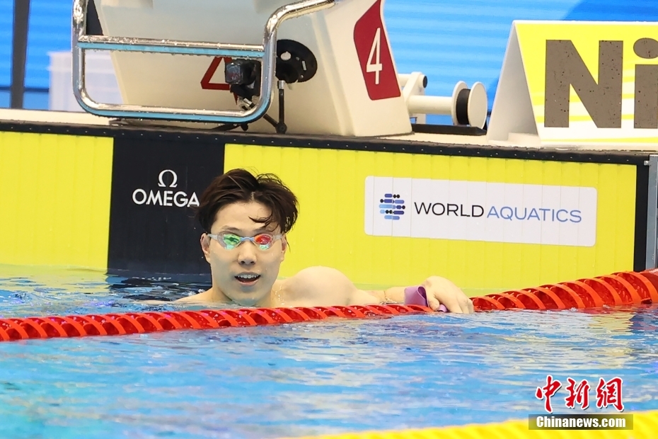 覃海洋福冈世锦赛200米蛙泳夺金破世界纪录 成首